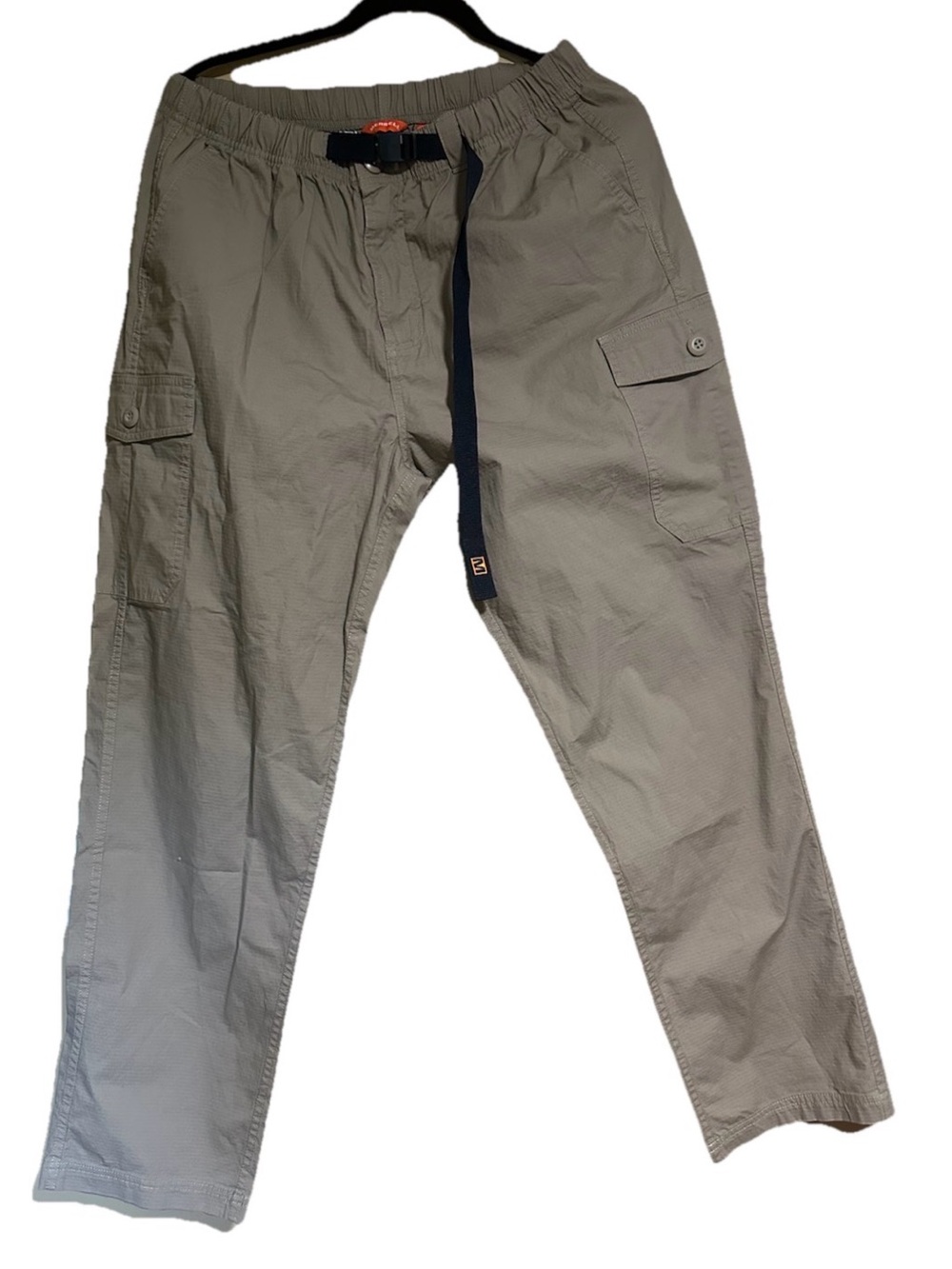 Merrell Men’s Khaki Stretch Cargo Pants with Elastic Waist Hiking Camping